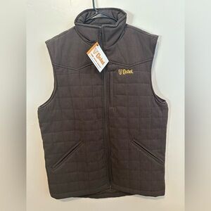 Cashel Brown Western Quilted Vest